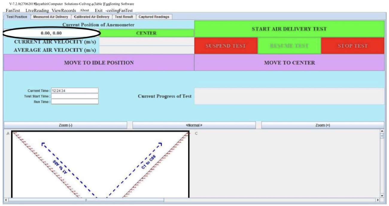 Ceiling fan data monitoring
