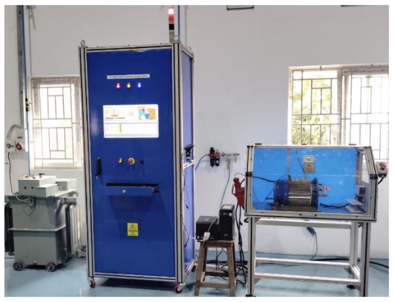 Motor routine testing system