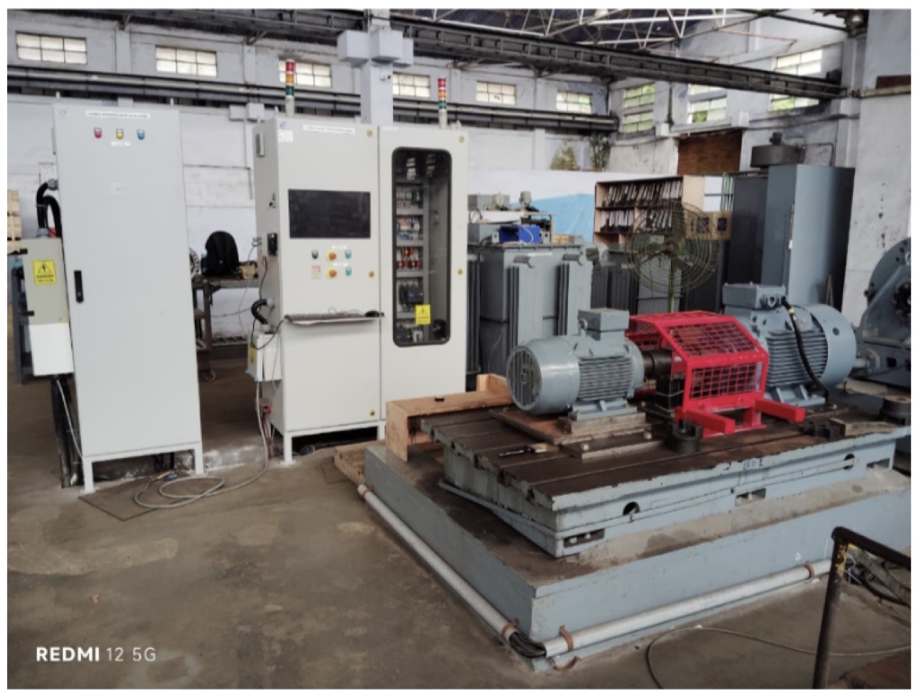 Motor type testing system